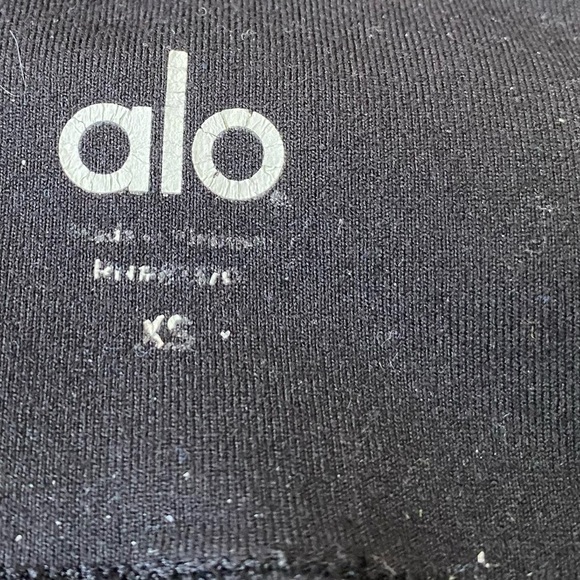 Alo Vitality Leggings Lively Lace Black size xs - Picture 8 of 13